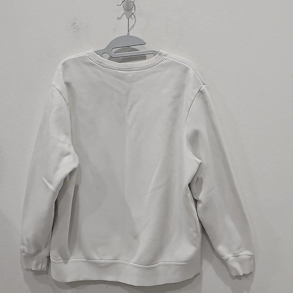 Nike White Essential Crewneck Oversized size M